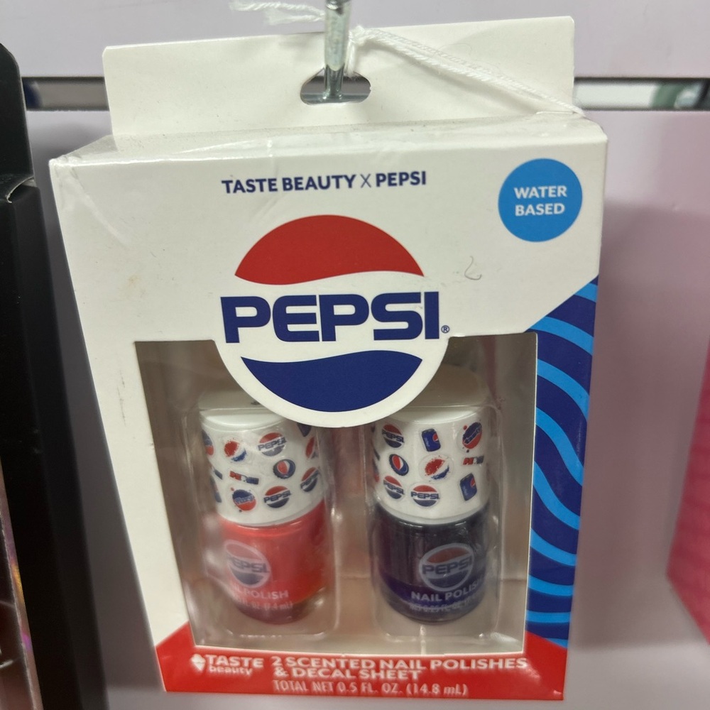 Pepsi Nail Polish Duo in Red and Blue